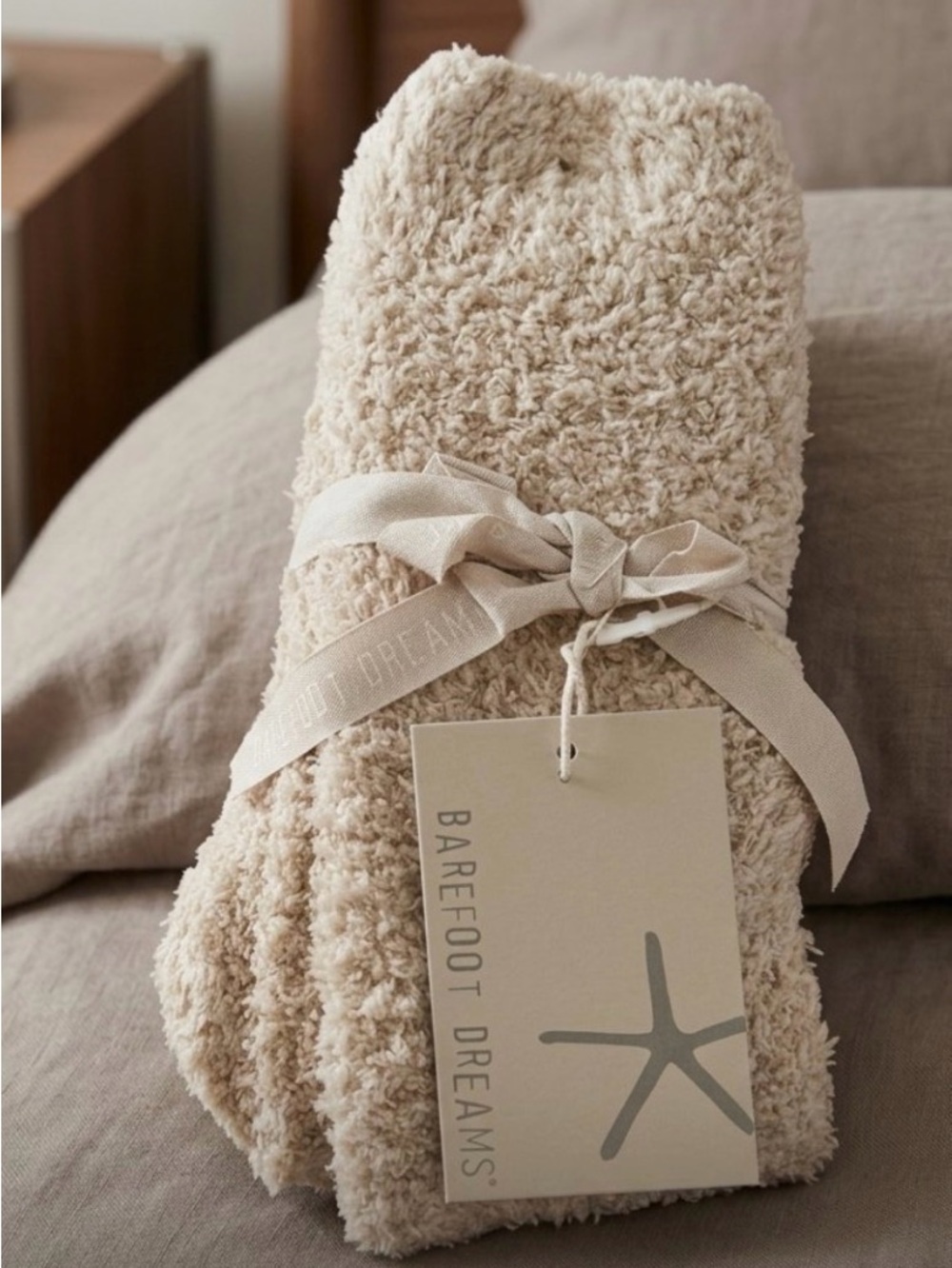 Barefoot Dreams CozyChic Heathered Socks NWT